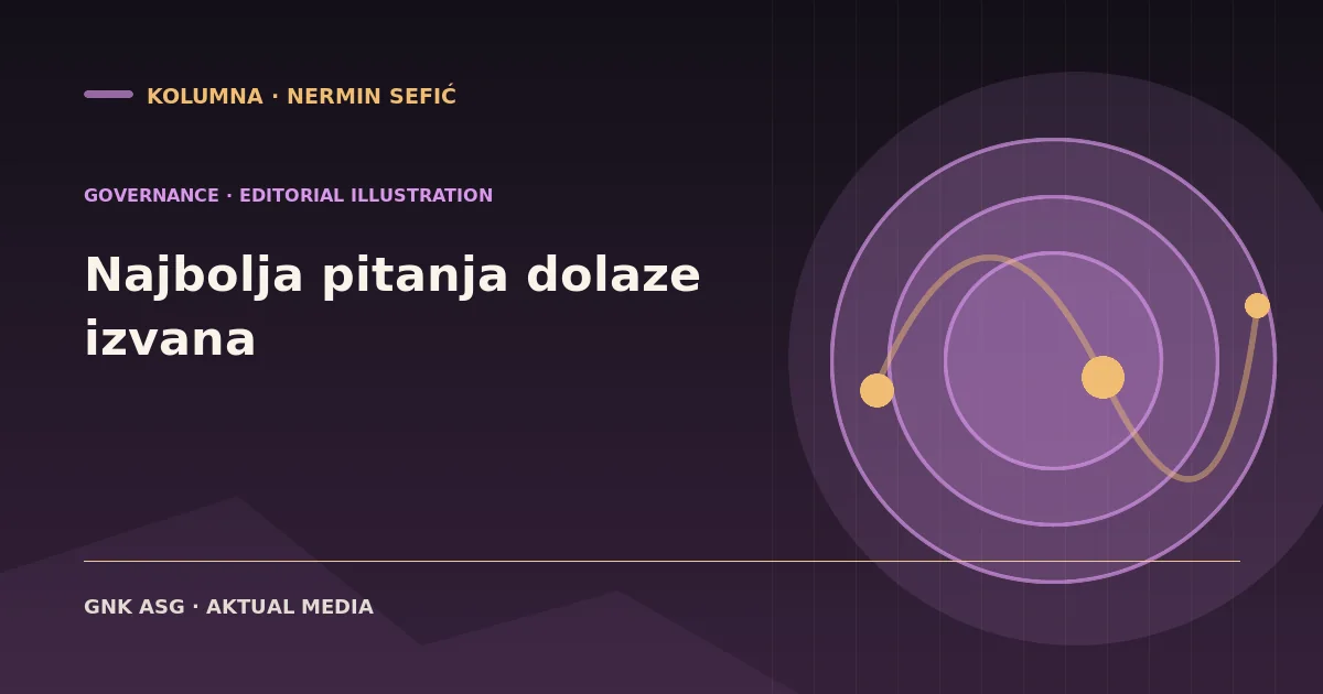 Najbolja pitanja dolaze izvana
