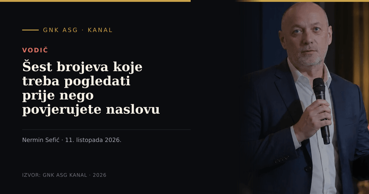 Šest brojeva koje treba pogledati prije nego povjerujete naslovu o bilanci